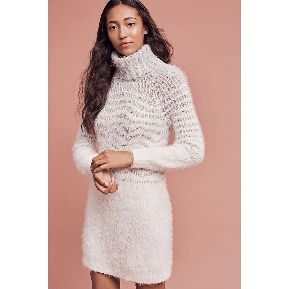 NEW Sleeping On Snow Size S Shelby Eyelash Sweater Dress W23